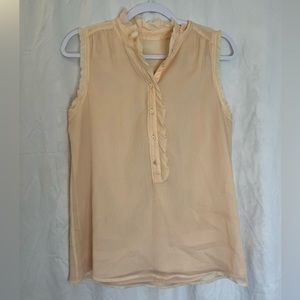 J. Crew Ruffled Silk-crepe Blouse